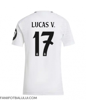 Real Madrid Lucas Vazquez #17 Tricou Fotbal Replică 2024-25 Femei Acasa